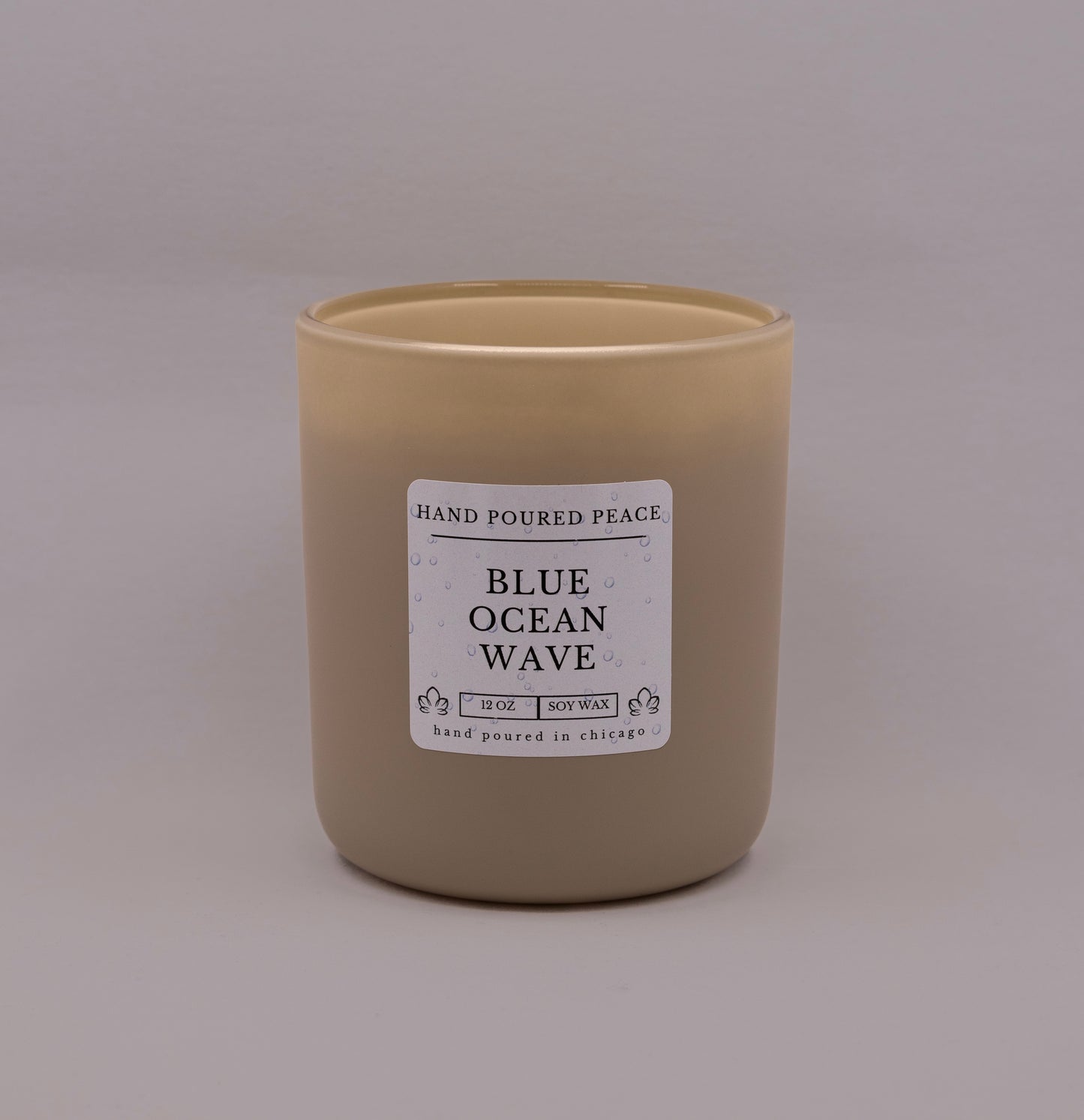 BLUE OCEAN WAVE CANDLE