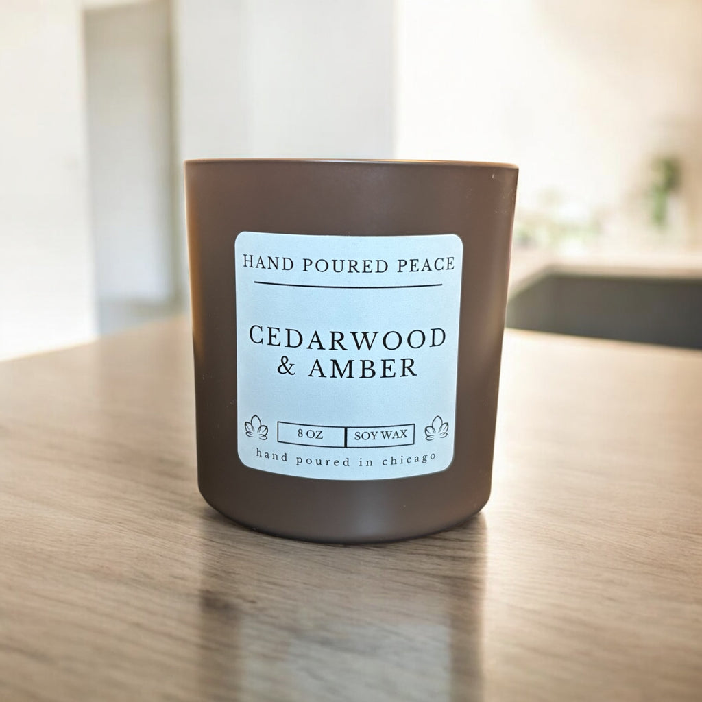 CEDARWOOD & AMBER CANDLE