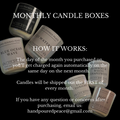 MONTHLY CANDLE BOX