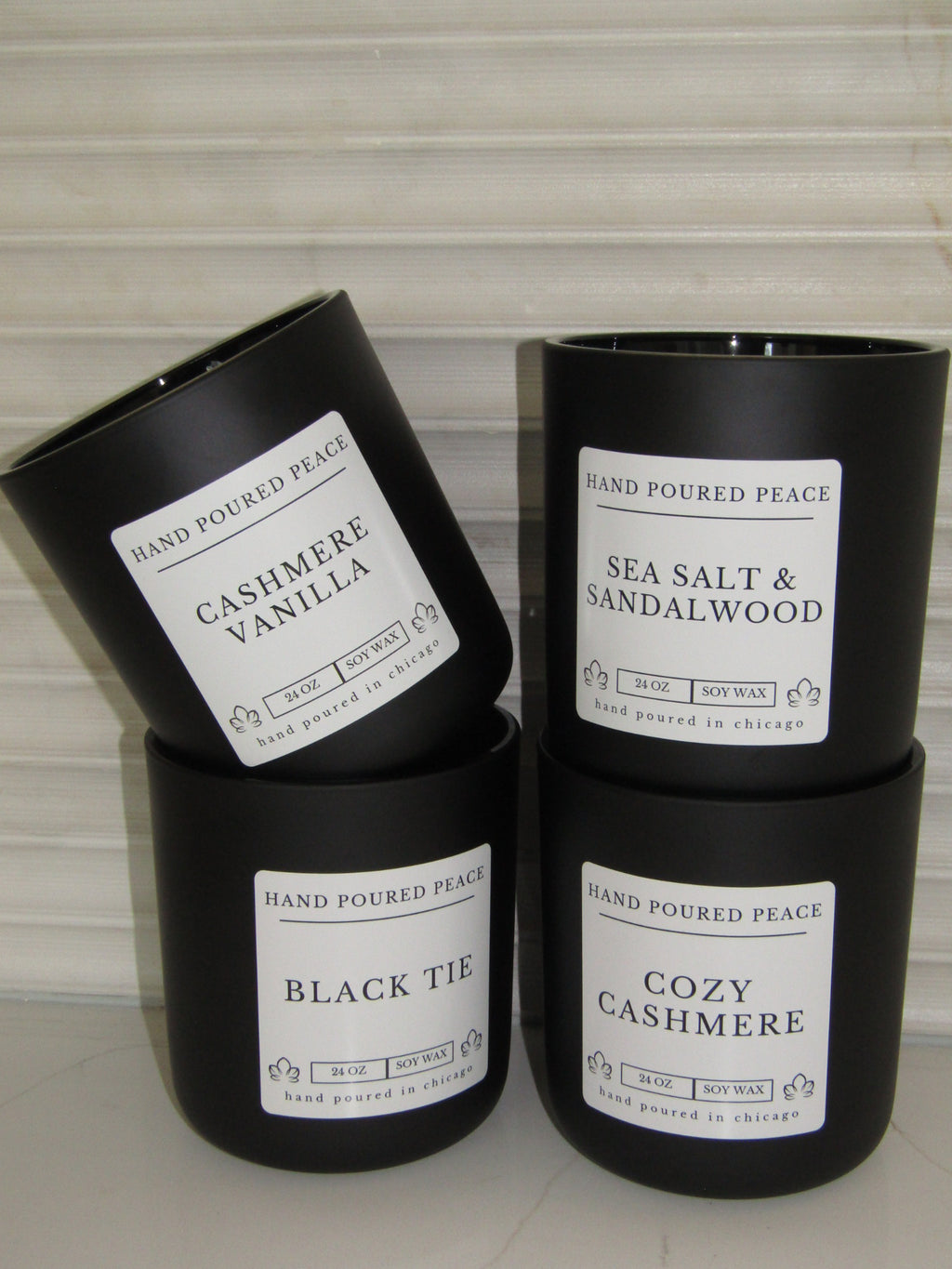 BLACK TIE CANDLE (24OZ)