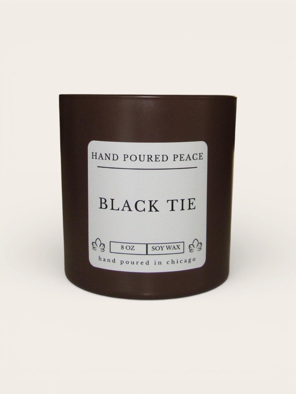 BLACK TIE CANDLE (8OZ)