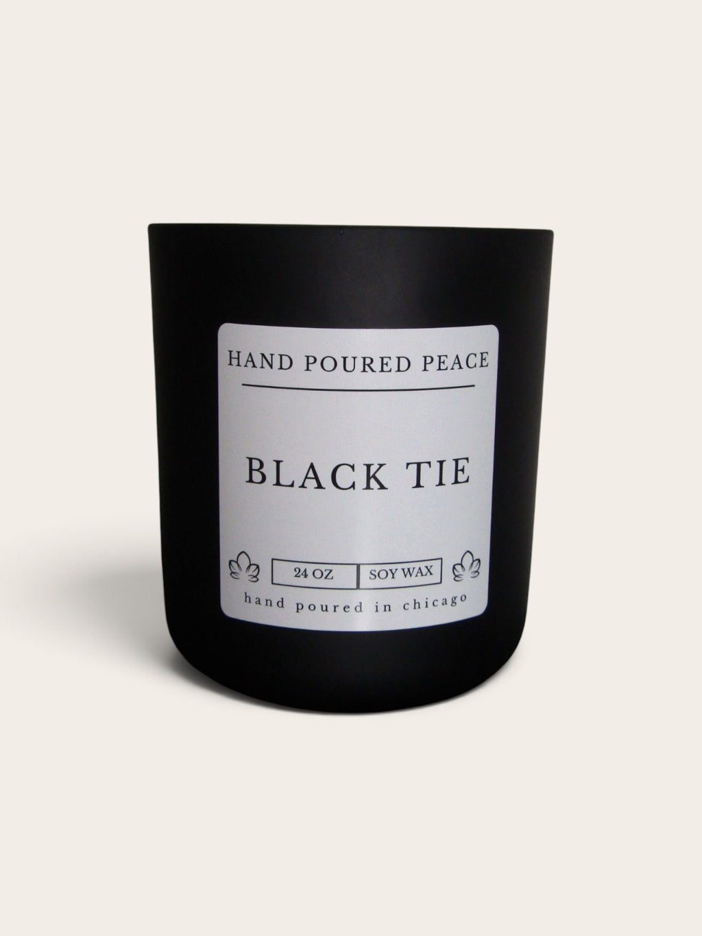 BLACK TIE CANDLE (24OZ)