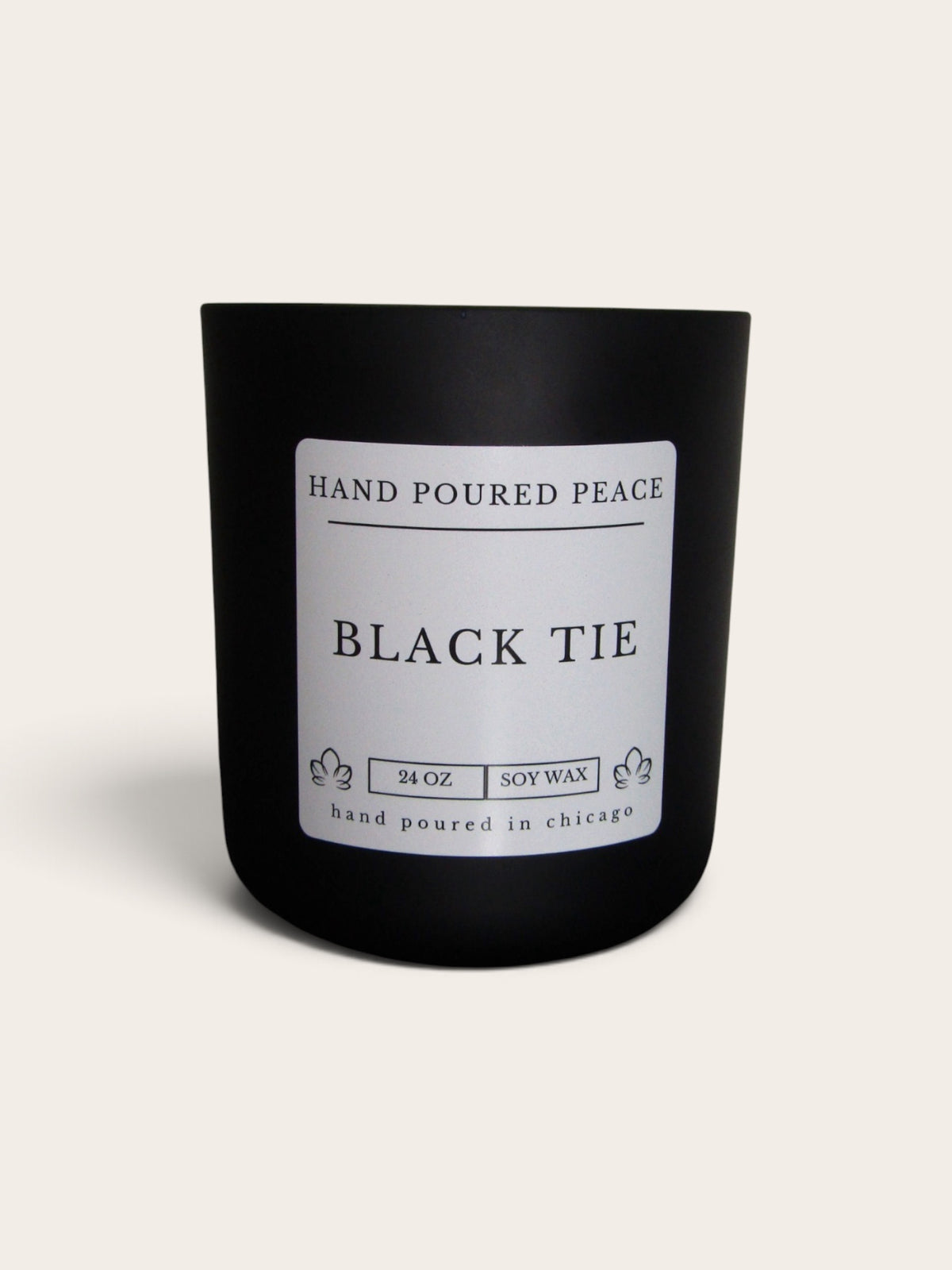 BLACK TIE CANDLE (24OZ)